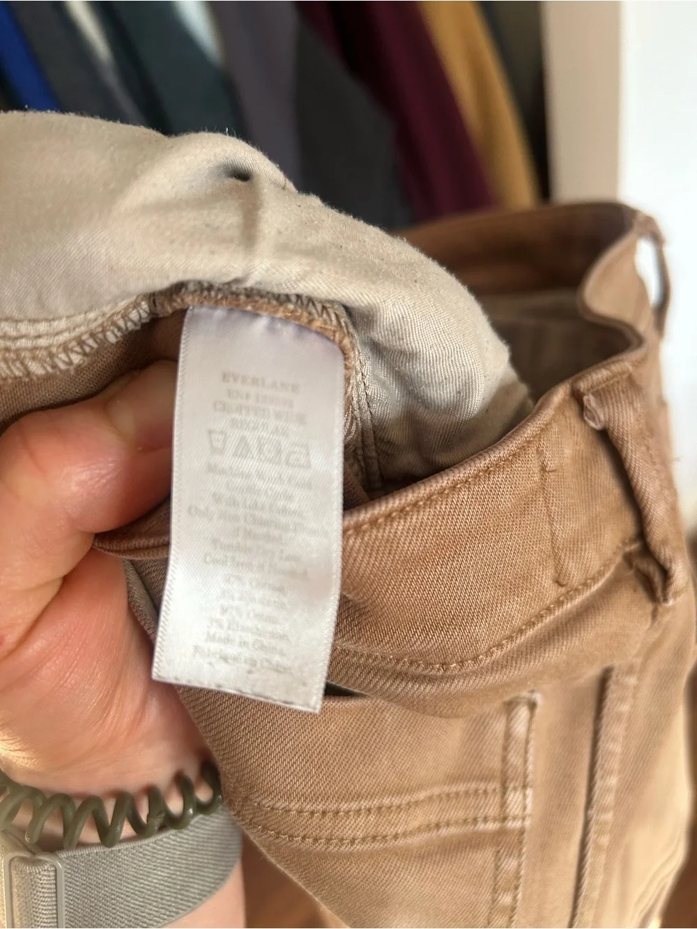 Everlane Cropped Wide Leg Pants